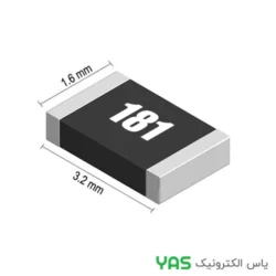 مقاومت 180R پکیج 1206