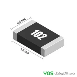 مقاومت 1K پکیج 0603