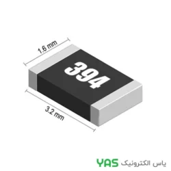 مقاومت 390K اهم پکیج 1206