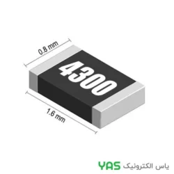 RESISTOR 430R 0603 1% SMD