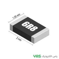 مقاومت 6/8R پکیج 0805