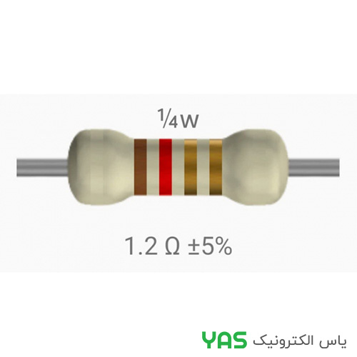مقاومت 1.2 اهم 1/4 وات