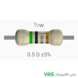 مقاومت 0/5R 1/2W