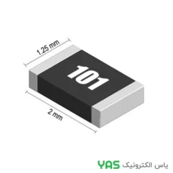 مقاومت 100 اهم پکیج 0805